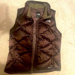 COPY - Brown ladies size large the north face puffer vest